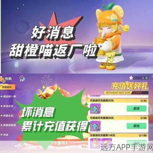 元梦之星，甜橙喵桑尼皮肤获取秘籍大揭秘