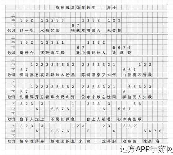 原神风物之诗琴乐谱全揭秘，带你奏响奇幻乐章