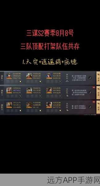 三国谋定天下，无敌阵容搭配秘籍大公开