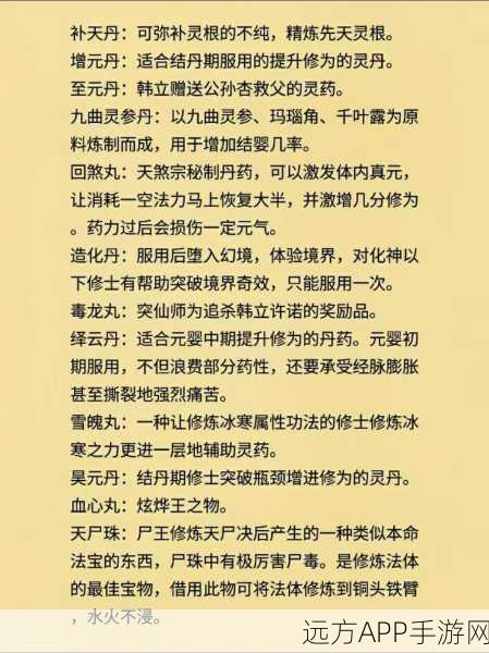 铸仙之境炼丹秘籍，解锁最佳炼丹类型选择推荐