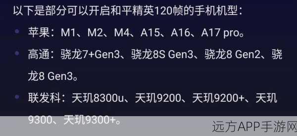 和平精英，畅爽激战 120 帧开启秘籍大揭秘