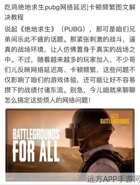 绝地求生崩溃不再！详解PUBG游戏崩溃解决方案及赛事亮点