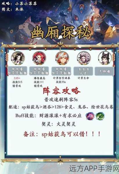 阴阳师，一目连顶级阵容搭配攻略，解锁PVE/PVP新境界