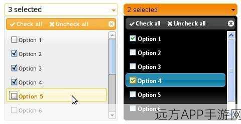 手游UI新升级，jQuery MultiSelect插件打造极致多选体验，助力游戏表单优化