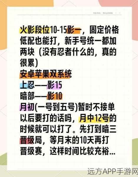 火影忍者OL新手速升攻略，掌握这些技巧，等级飙升不是梦！