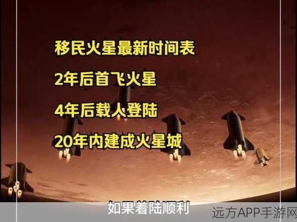 火星探索新纪元，手游灵感源自埃隆·马斯克SpaceX星舰火箭无人任务