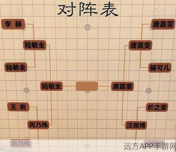 天命奇御2围棋大赛高手分布图，追踪江湖棋艺巅峰的每一步