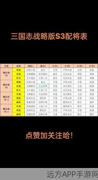 三国志战略版S3赛季深度攻略，陆太程VS陆周程，顶级阵容搭配与实战策略揭秘