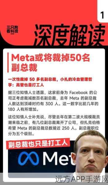 Meta公司大裁员震动业界，5%员工失业，手游业务影响几何？