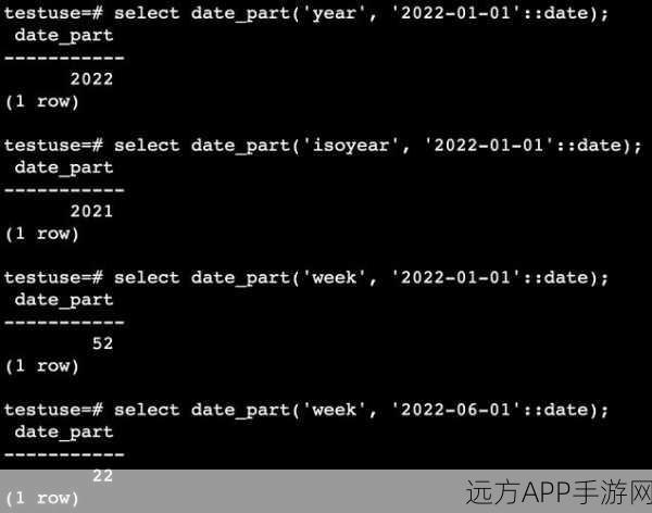 手游开发者必备，掌握PostgreSQL时间函数，解锁date_trunc在游戏数据分析中的奥秘