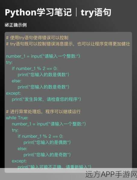 手游开发者必备，掌握Python数据类型转换，提升异常处理能力