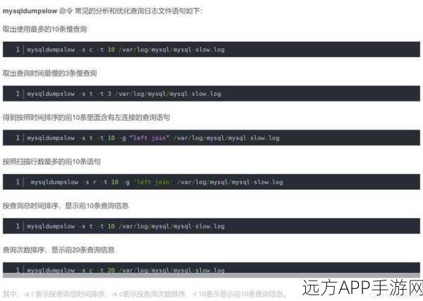 手游开发者必看，数据库性能优化秘籍——MySQL慢查询识别与提速攻略