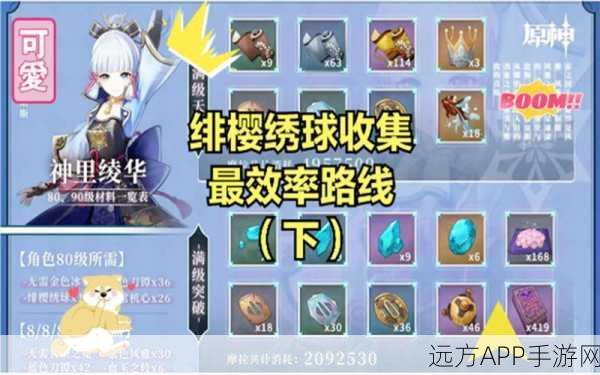 原神深度攻略，神里绫华突破材料全揭秘，助你轻松养成顶级角色！