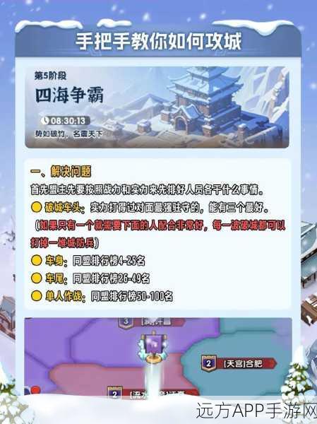 手游攻略,解锁沙场高效升级秘籍,助你攻城掠地称霸主