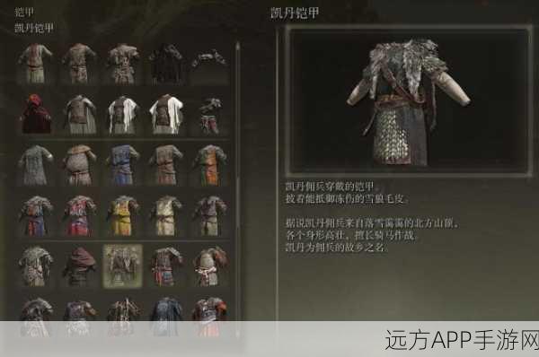 艾尔登法环深度探索，揭秘凯丹套装获取攻略