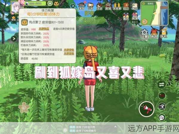 手游攻略,深度解析小森生活疲劳值与体力值的差异与运用策略