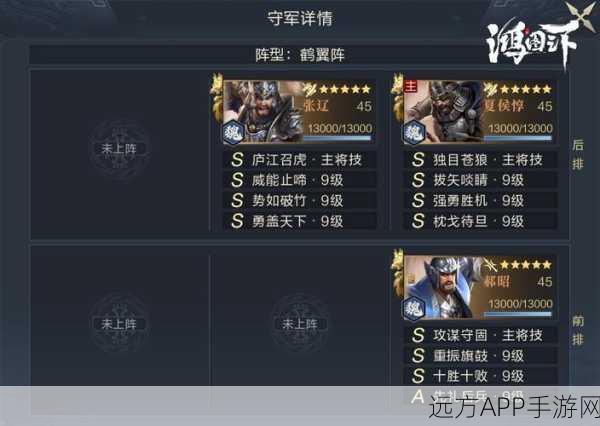 鸿图之下9级地守军站位