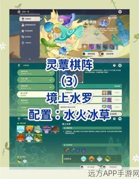 改写，原神灵蕈棋阵终极揭秘，第七天解锁戒定狂象，策略与技巧大比拼