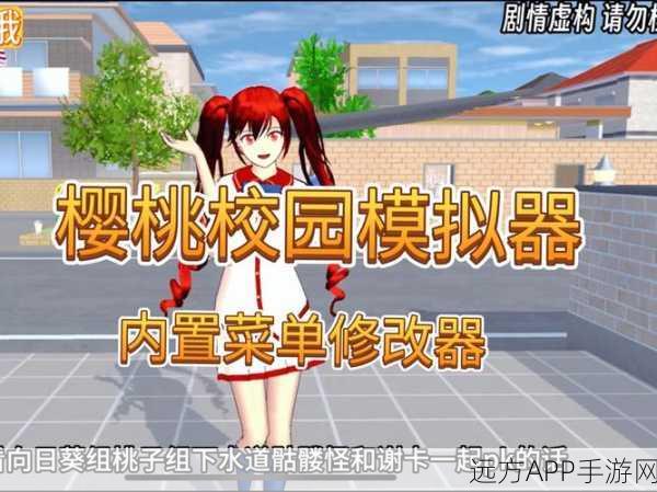 樱花校园模拟器，解锁中文版内置菜单，沉浸式校园恋爱养成新体验
