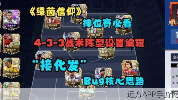 绿茵争霸！绿茵信仰各位置球员TOP榜深度剖析及实战技巧