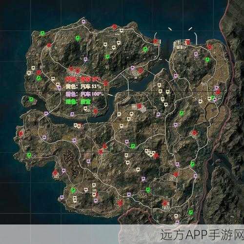 绝地求生4x4小地图深度解析，战术布局与致胜技巧大揭秘