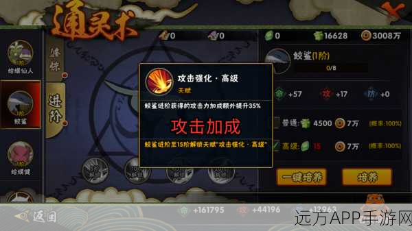火影忍者手游深度攻略,揭秘通灵兽高效获取与培养秘籍