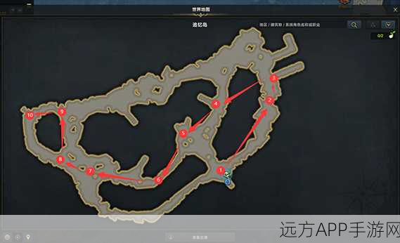 命运方舟岛之心深度探索指南，解锁36+隐藏宝藏的高效攻略