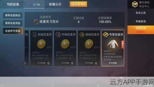 和平精英巡查员资格全攻略，解锁专属荣耀，揭秘申请细节