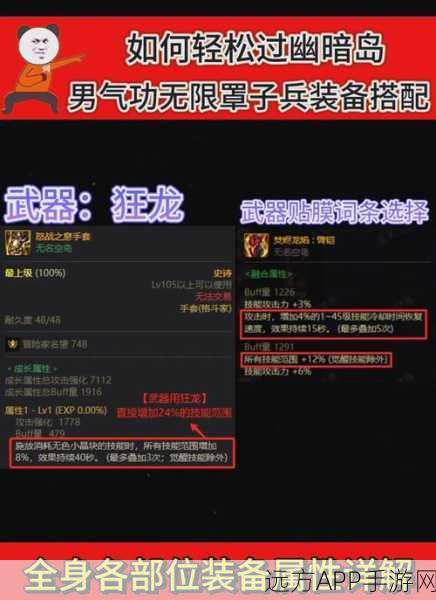 风云岛行动，揭秘粗布斗篷的隐藏实力——装备属性、技能搭配与实战攻略