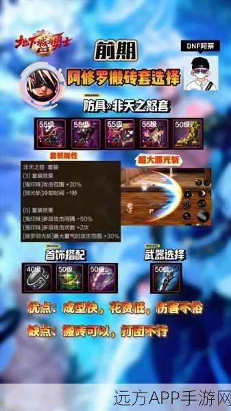 DNF召唤师异界搬砖攻略,高效装备搭配与实战技巧详析