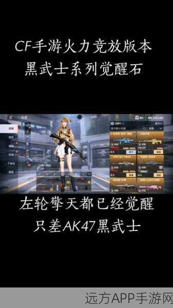 CF手游黑武士快速觉醒攻略,解锁战斗潜能的秘诀
