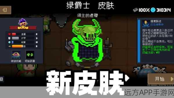 元气骑士大厅焕新颜，详细教程与炫酷背景皮肤揭秘