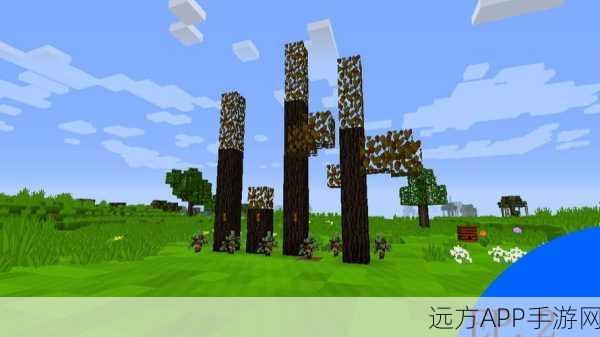 我的世界mod:MC变成砍树游戏,这物理效果太棒了!