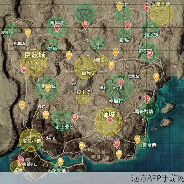 绝地求生，沙漠地图资源分布攻略，助你搜刮满载，称霸战场