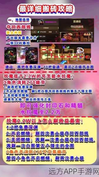 手游搬砖党必看，揭秘龙之国物语每日收益攻略