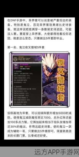 DNF手游攻略,无言套升级海博伦全材料清单及详解