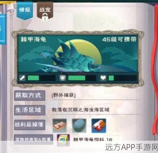 探寻创造与魔法彩壳龟与熔岩海龟的神秘栖息地