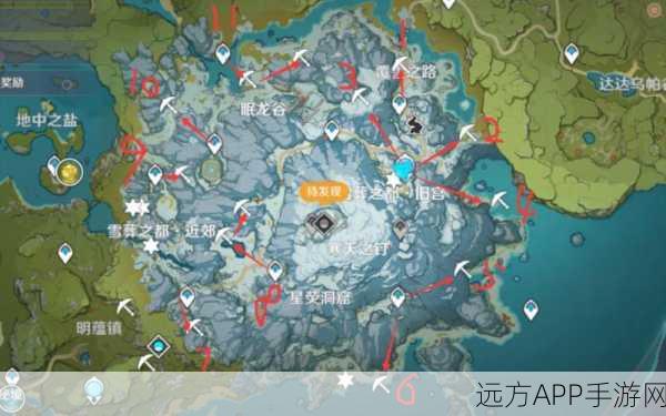 原神星银矿石与龙牙采集大赛攻略，高效路线助你资源满载而归