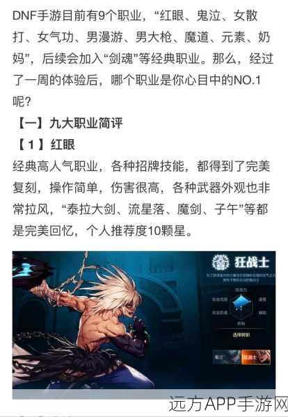 DNF手游深度解析,驱魔师职业选择——力驱VS法驱,谁才是你的战斗伙伴?