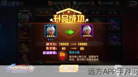 拳皇98终极之战OL,大R玩家攻略揭秘!攻属性格斗家精选培养与实战技巧
