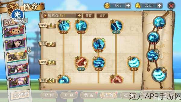 航海王燃烧意志，顶尖玩家揭秘技能加点秘籍，打造无敌海贼团！
