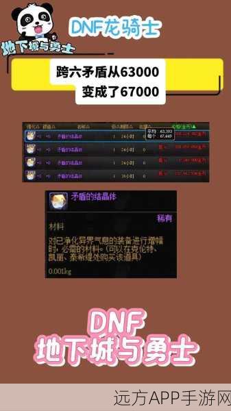 DNF525改版深度解析，强韧的亡者结晶处理攻略与获取途径揭秘