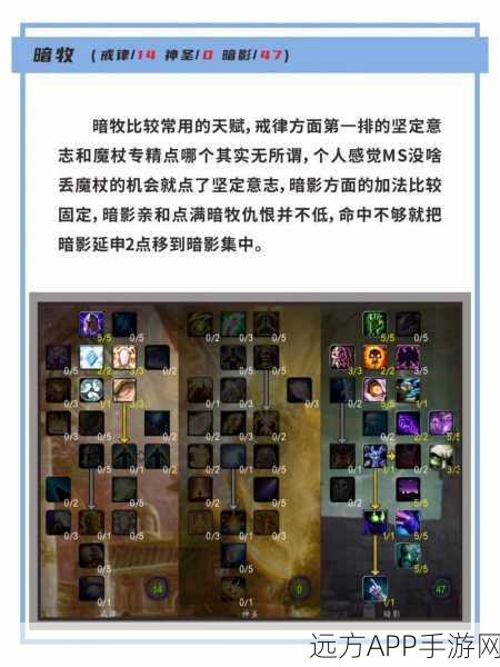 魔兽世界牧师天赋加点：魔兽世界牧师天赋配置指南＂ 🎮