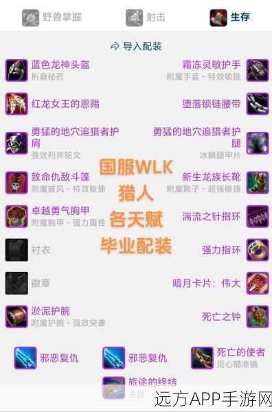 80级WLK猎人无脑一键宏：轻松一键操作的80级WLK猎人宏＂🎮