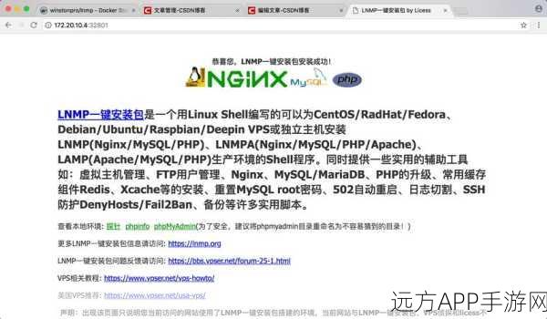 手游开发者必看，如何在Linux系统上搭建LNMP环境并高效安装MySQL