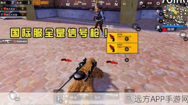 绝地求生,信号枪的秘密与实战运用全解析