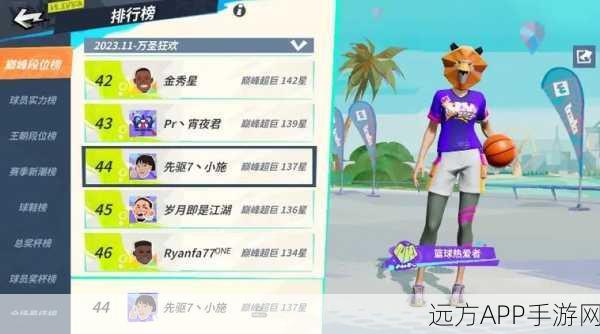 韩旭闪耀全场!全明星街球派对潜能解锁与战力飙升实战攻略