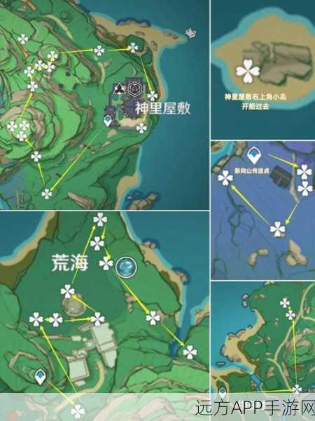 探秘原神，绯樱绣球高效采集指南与绝美位置揭秘