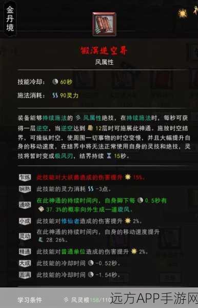 手游攻略,鬼谷八荒洪荒难度风身法全解析,词条搭配与逆天改命策略