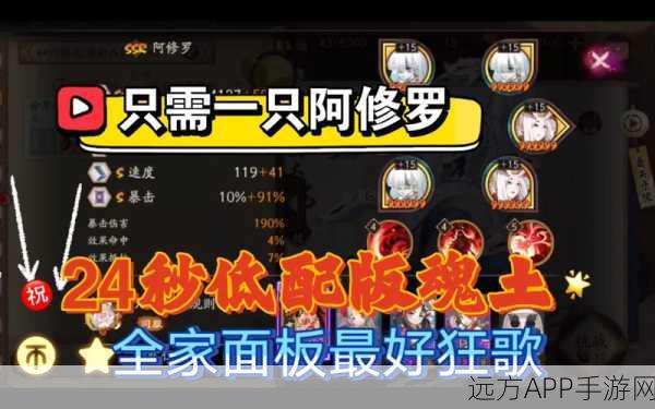 阴阳师阿修罗魂土挑战赛,深度揭秘最低面板要求实战攻略与技巧精髓